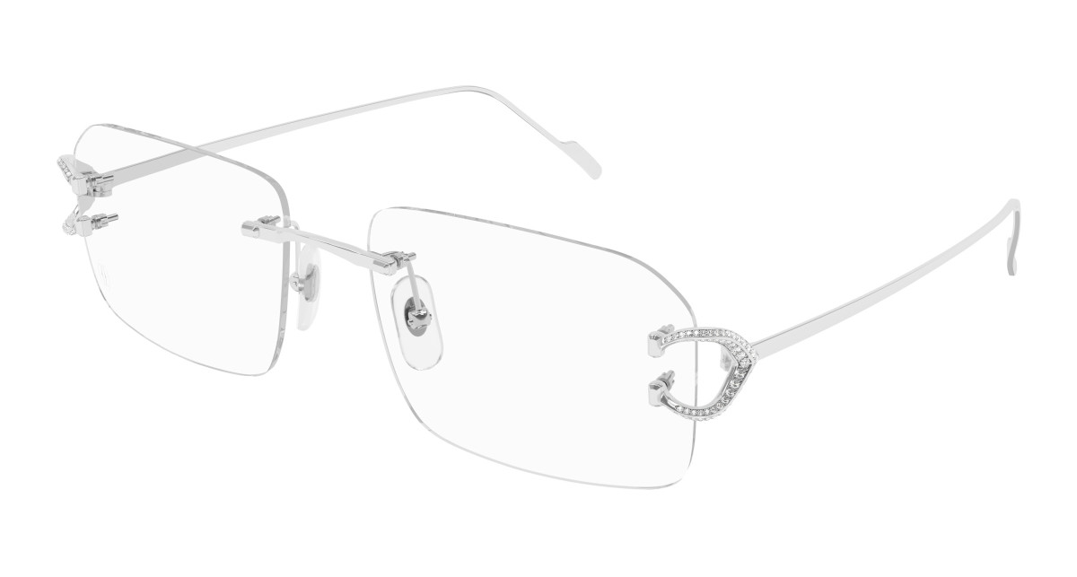 Lunettes de Vue Cartier CT0489O 003 Argent