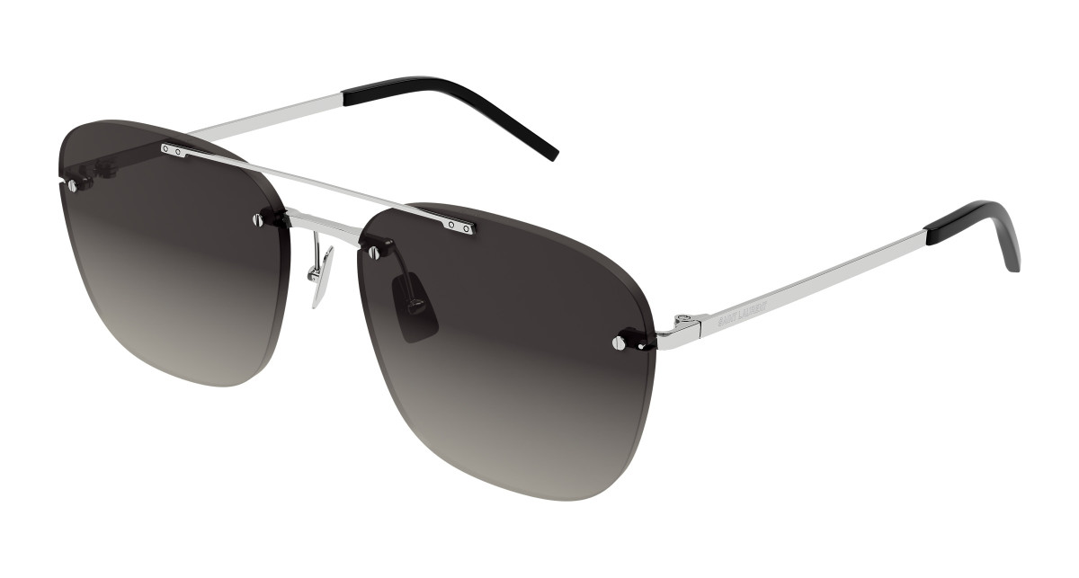 Lunettes de Soleil Saint laurent SL 309 RIMLESS 002 Argent