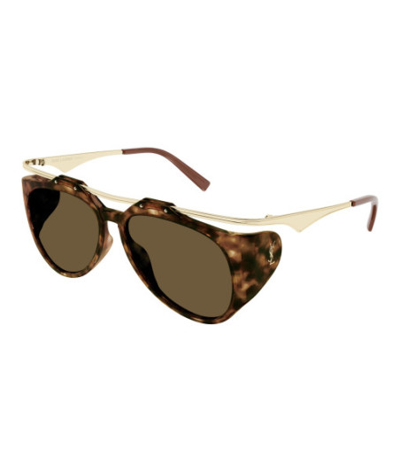 Lunettes de Soleil Saint laurent SL M137 AMELIA 002 Havane