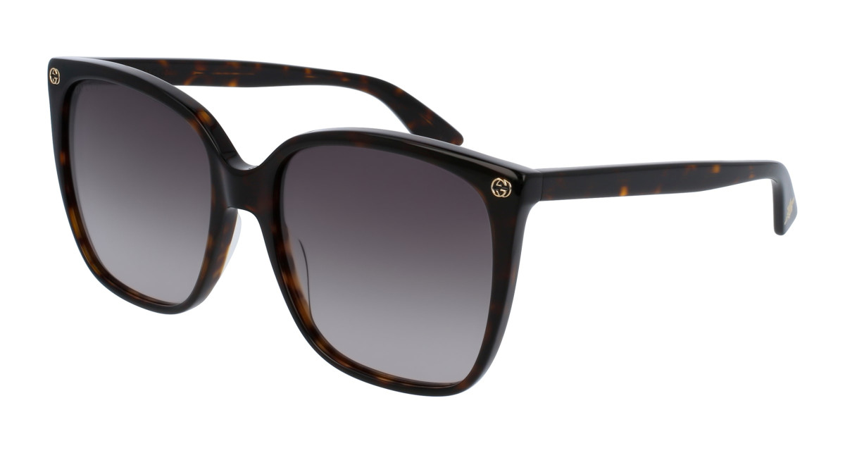 Lunettes de Soleil Gucci GG0022S 003 Havane