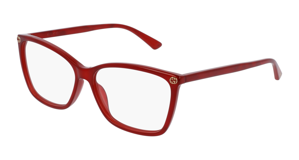 Lunettes de Vue Gucci GG0025O 004 Rouge