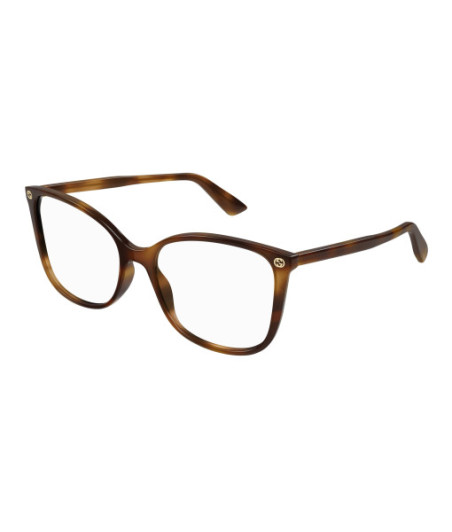 Lunettes de Vue Gucci GG0026O 002 Havane