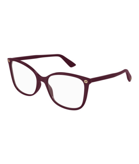 Lunettes de Vue Gucci GG0026O 012 Bourgogne