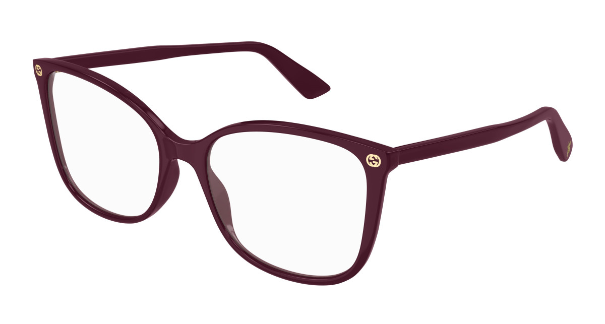 Lunettes de Vue Gucci GG0026O 012 Bourgogne