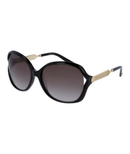 Lunettes de Soleil Gucci GG0076S 002 Noir