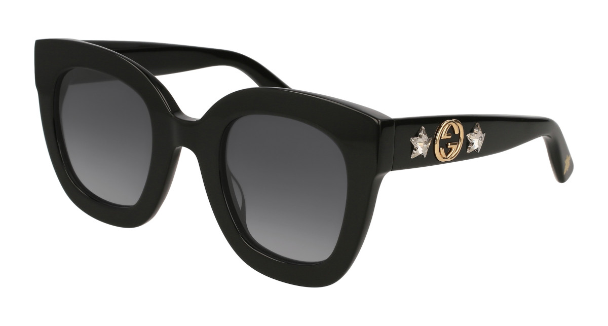 Lunettes de Soleil Gucci GG0208S 001 Noir