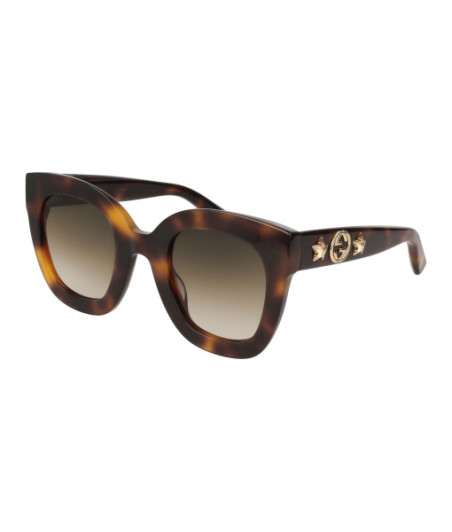 Lunettes de Soleil Gucci GG0208S 003 Havane