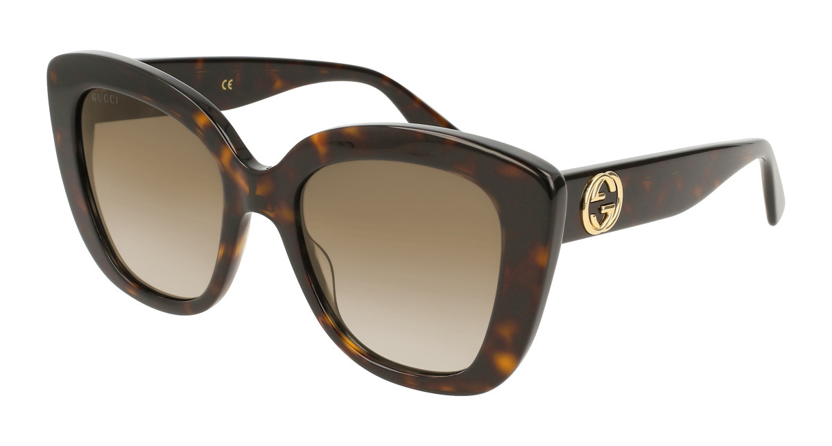 Lunettes de Soleil Gucci GG0327S 002 Havane