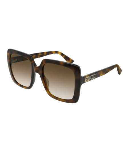 Lunettes de Soleil Gucci GG0418S 003 Havane