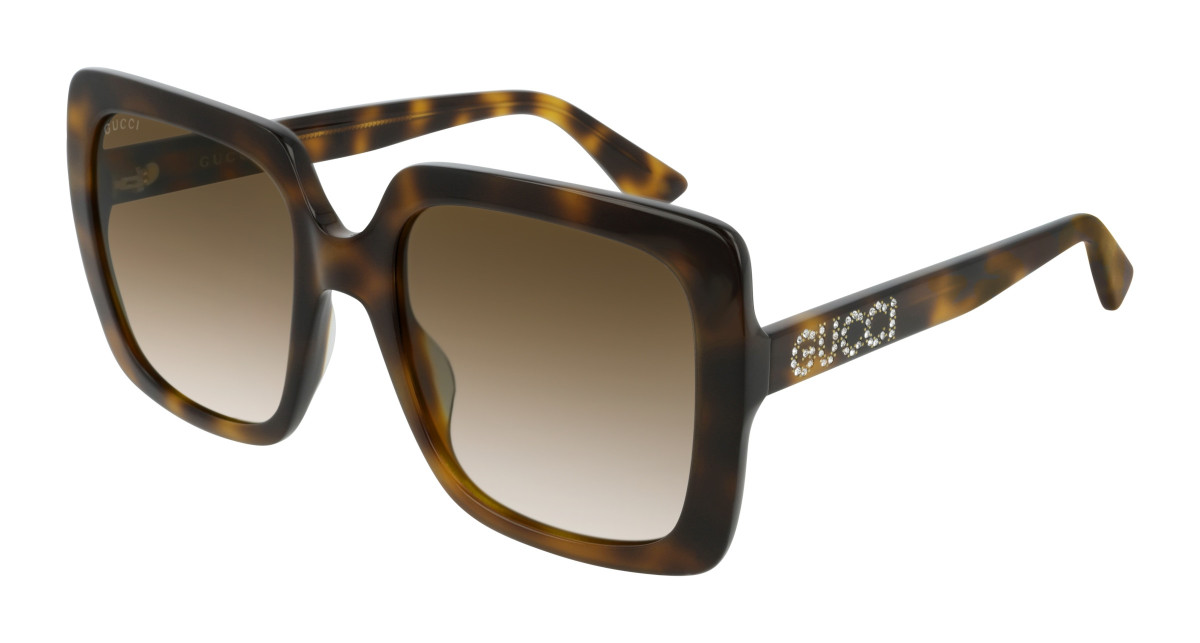 Lunettes de Soleil Gucci GG0418S 003 Havane