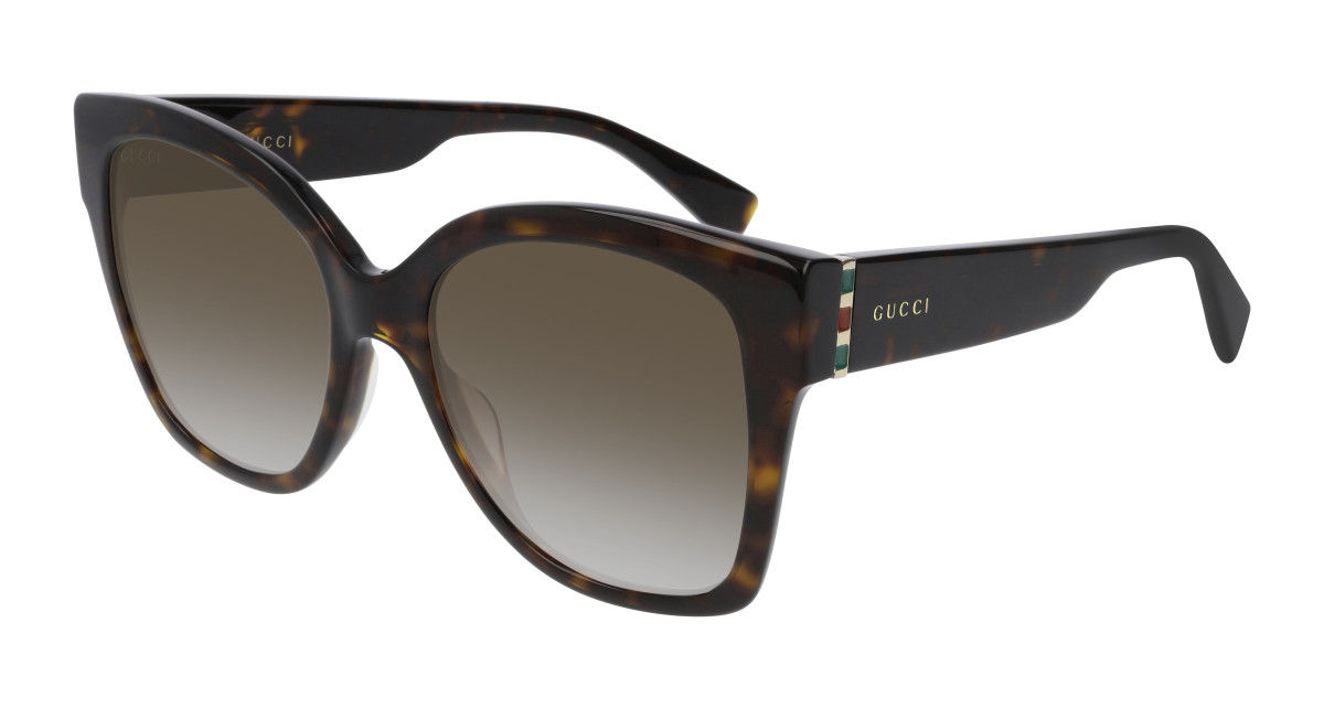 Lunettes de Soleil Gucci GG0459S 002 Havane