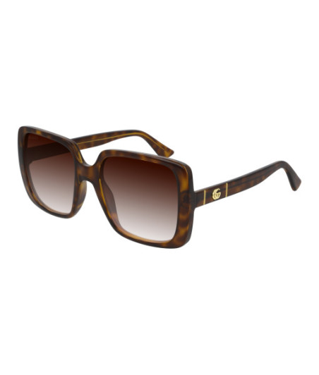 Lunettes de Soleil Gucci GG0632S 002 Havane