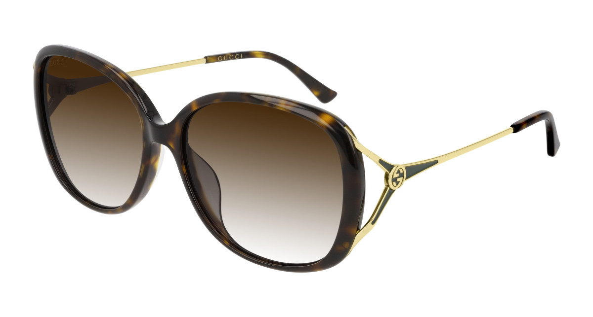 Lunettes de Soleil Gucci GG0649SK 003 Havane