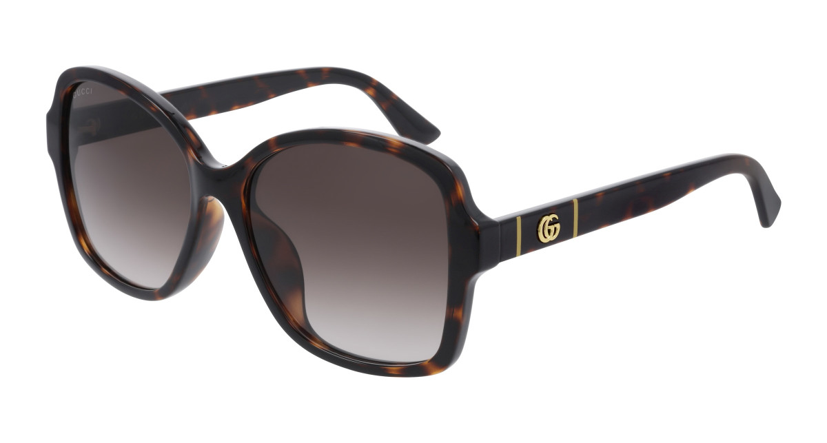 Lunettes de Soleil Gucci GG0765SA 003 Havane