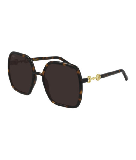 Lunettes de Soleil Gucci GG0890S 002 Havane