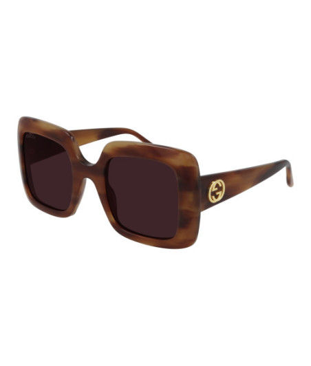 Lunettes de Soleil Gucci GG0896S 004 Havane