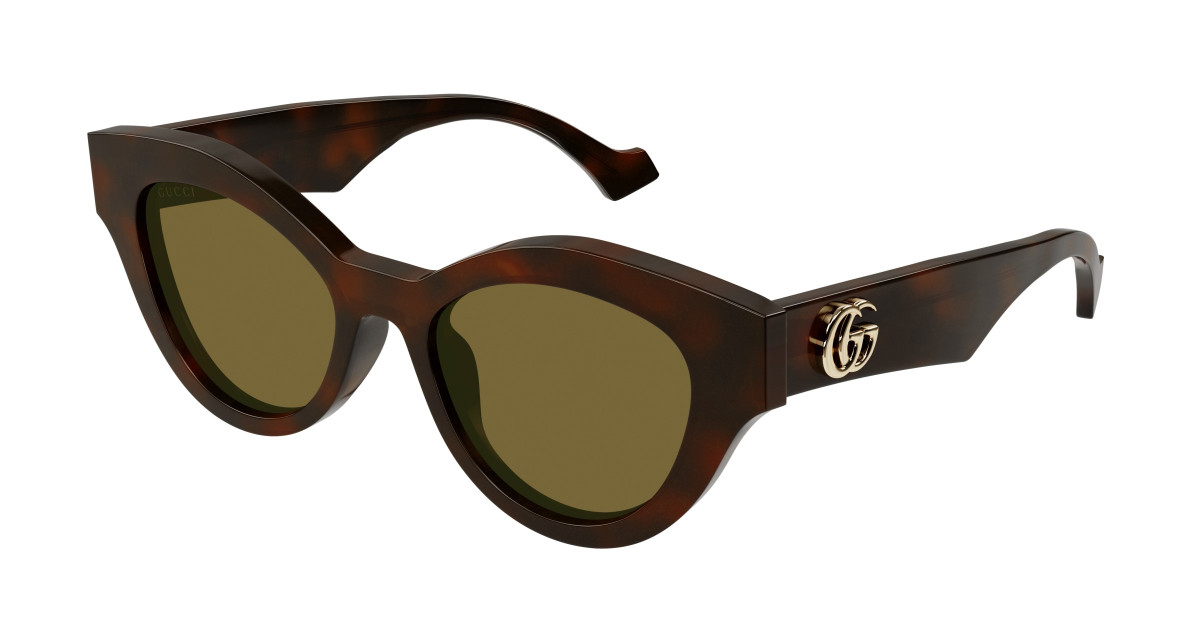 Lunettes de Soleil Gucci GG0957S 006 Havane