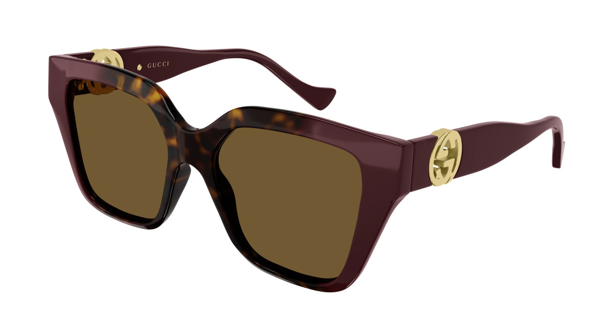 Lunettes de Soleil Gucci GG1023S 009 Havane