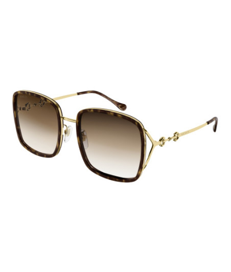 Lunettes de Soleil Gucci GG1016SK 003 Havane