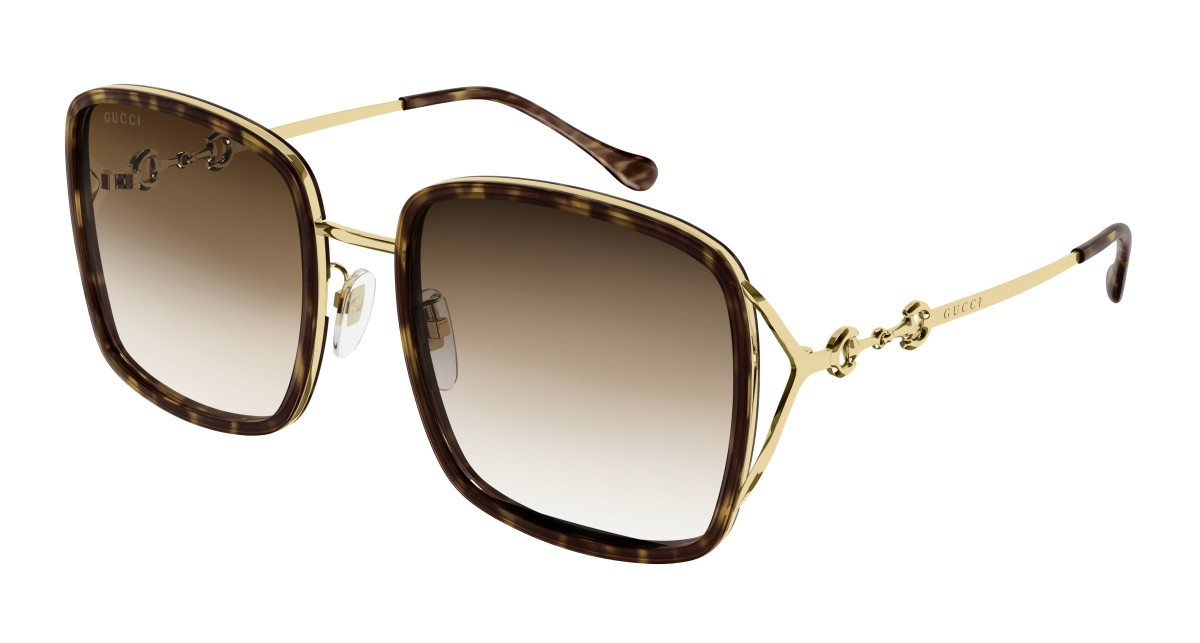 Lunettes de Soleil Gucci GG1016SK 003 Havane