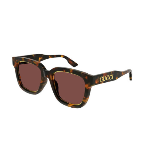 Lunettes de Soleil Gucci GG1136SA 002 Havane