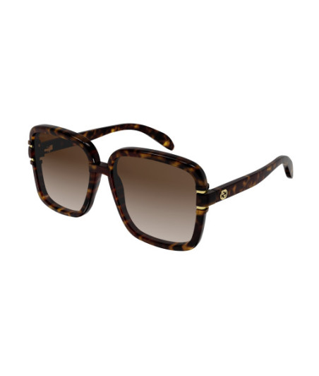 Lunettes de Soleil Gucci GG1066S 002 Havane