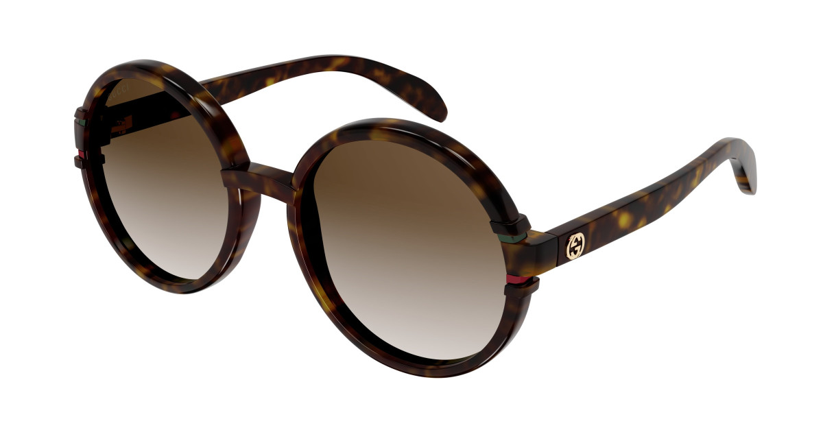 Lunettes de Soleil Gucci GG1067S 002 Havane