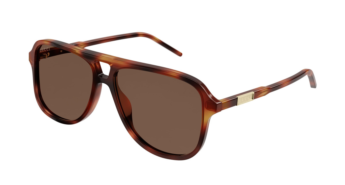 Lunettes de Soleil Gucci GG1156S 003 Havane