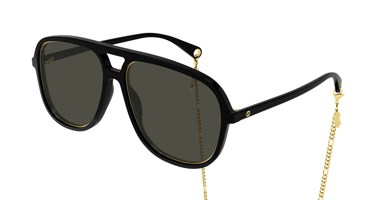 Lunettes de Soleil Gucci GG1077S 001 Noir