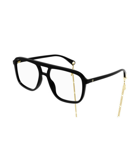 Lunettes de Vue Gucci GG1078O 001 Noir