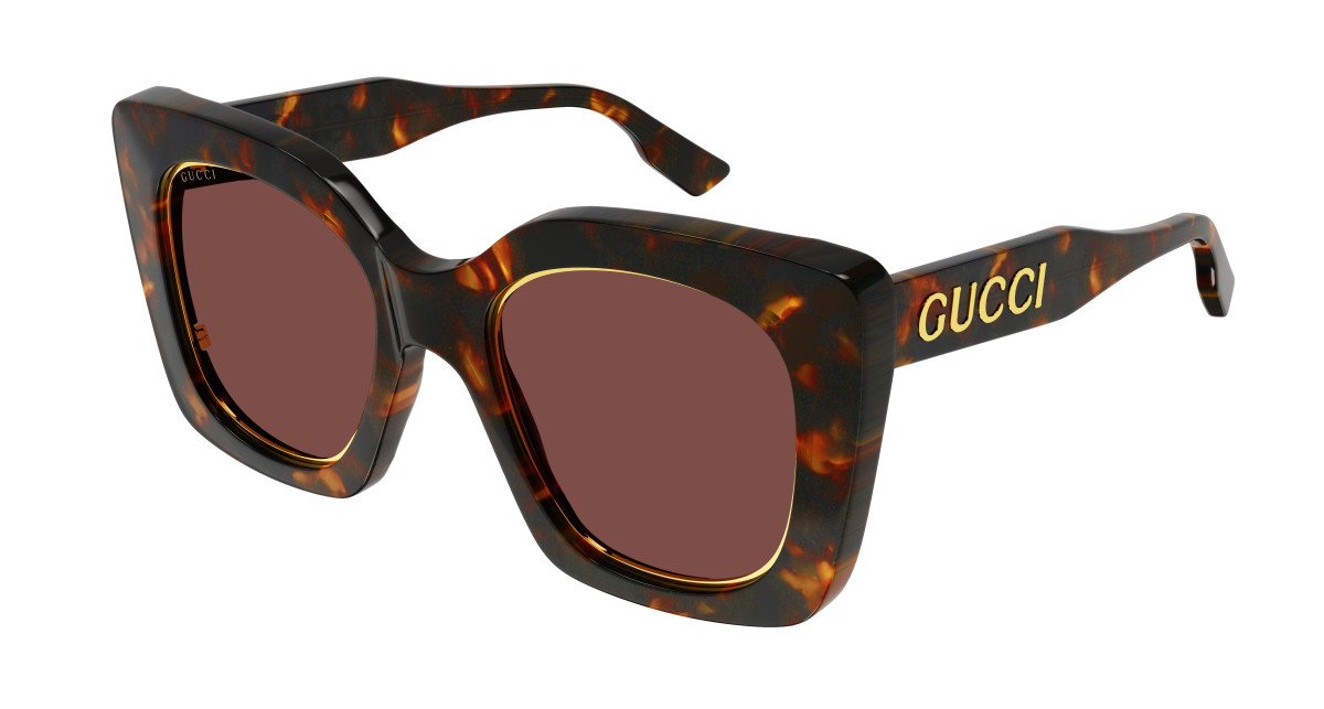 Lunettes de Soleil Gucci GG1151S 003 Havane