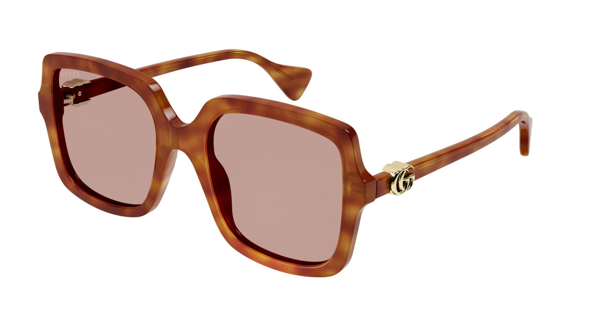 Lunettes de Soleil Gucci GG1070S 002 Havane