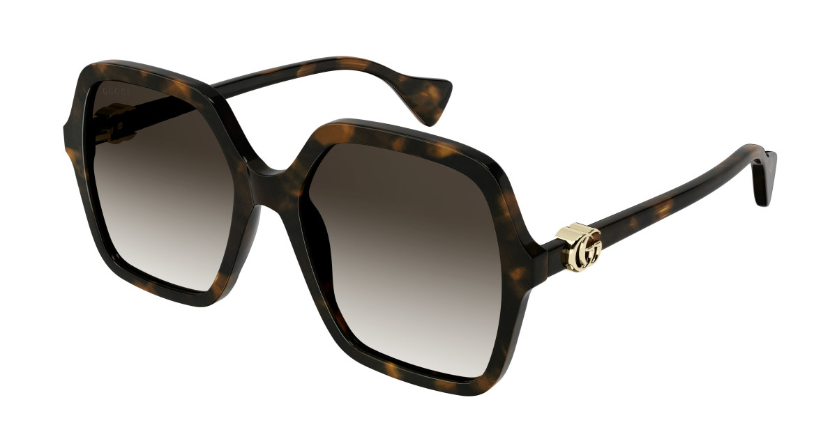 Lunettes de Soleil Gucci GG1072S 002 Havane