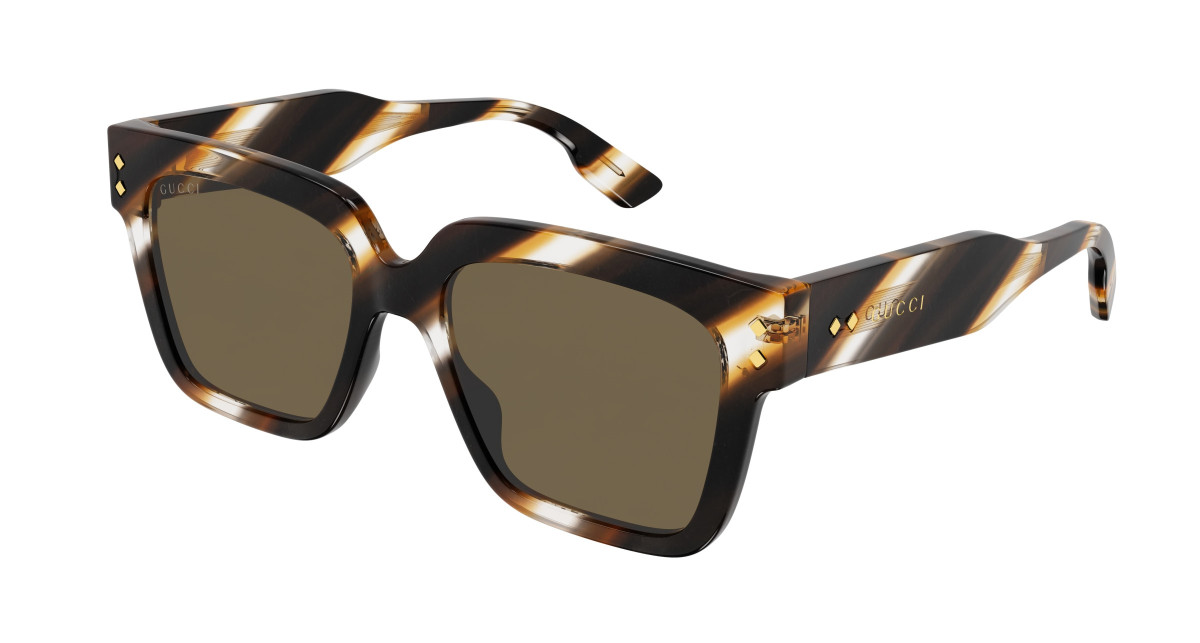 Lunettes de Soleil Gucci GG1084S 003 Havane