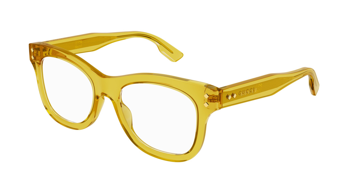 Lunettes de Vue Gucci GG1086O 006 Jaune