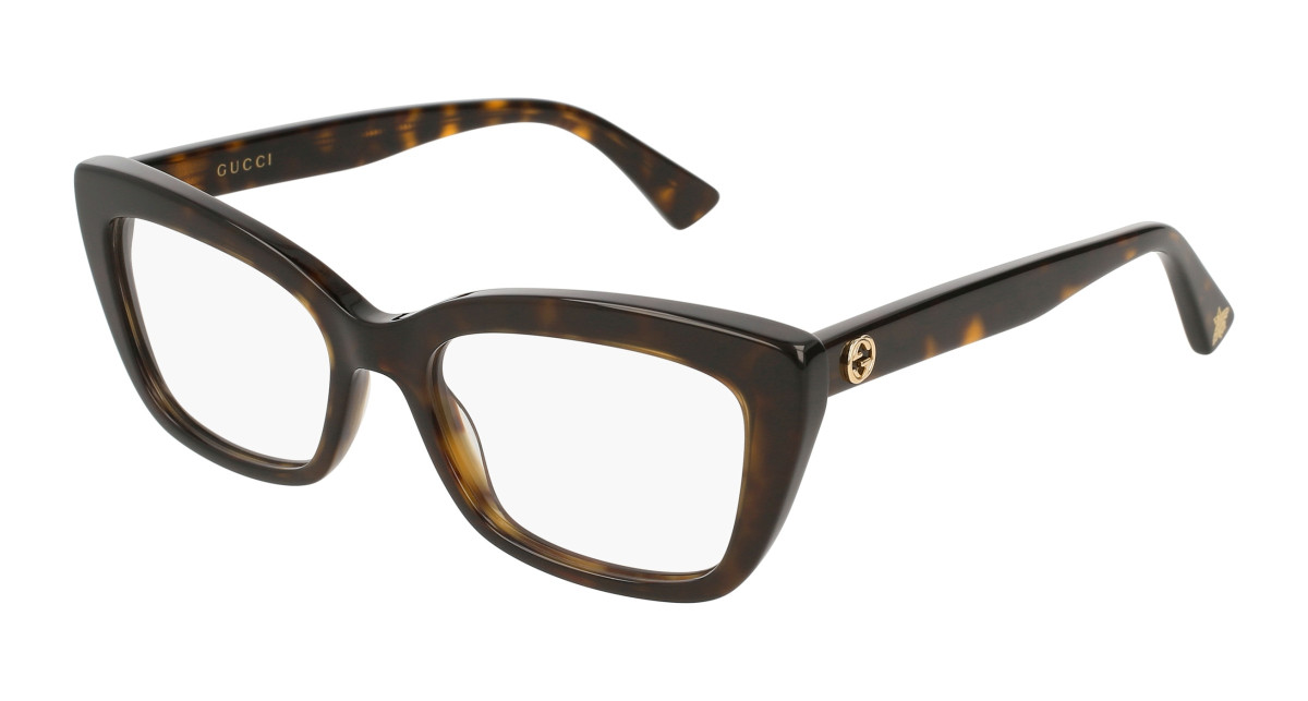 Lunettes de Vue Gucci GG0165ON 002 Havane