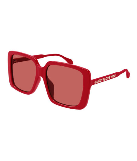 Lunettes de Soleil Gucci GG0567SAN 005 Rouge