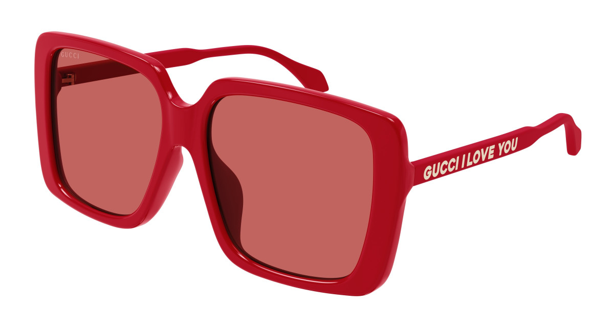 Lunettes de Soleil Gucci GG0567SAN 005 Rouge