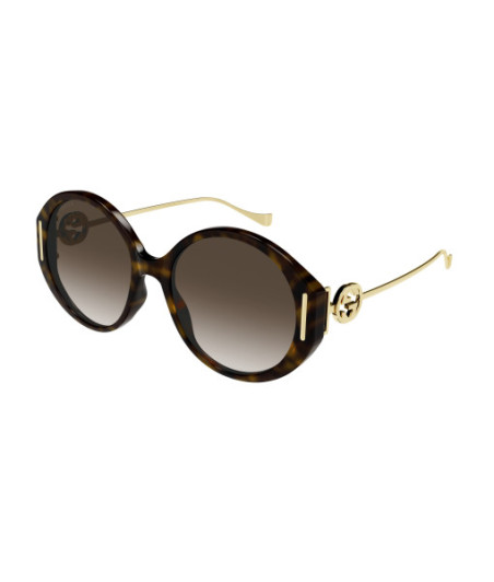 Lunettes de Soleil Gucci GG1202S 003 Havane