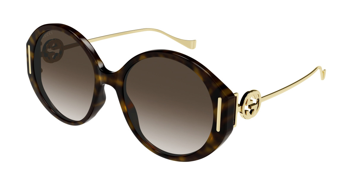 Lunettes de Soleil Gucci GG1202S 003 Havane