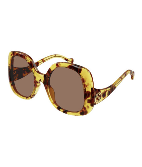 Lunettes de Soleil Gucci GG1235S 002 Havane