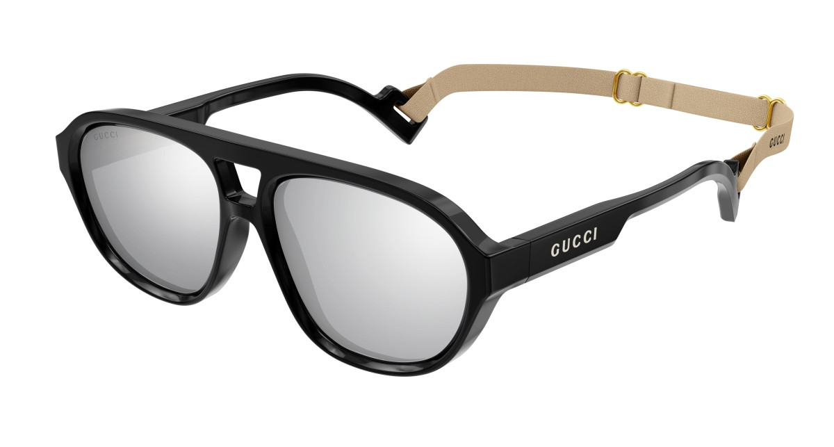 Lunettes de Soleil Gucci GG1239S 002 Noir