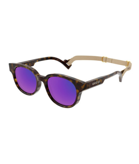 Lunettes de Soleil Gucci GG1237SA 004 Havane