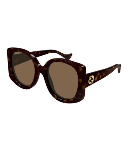 Lunettes de Soleil Gucci GG1257SA 002 Havane