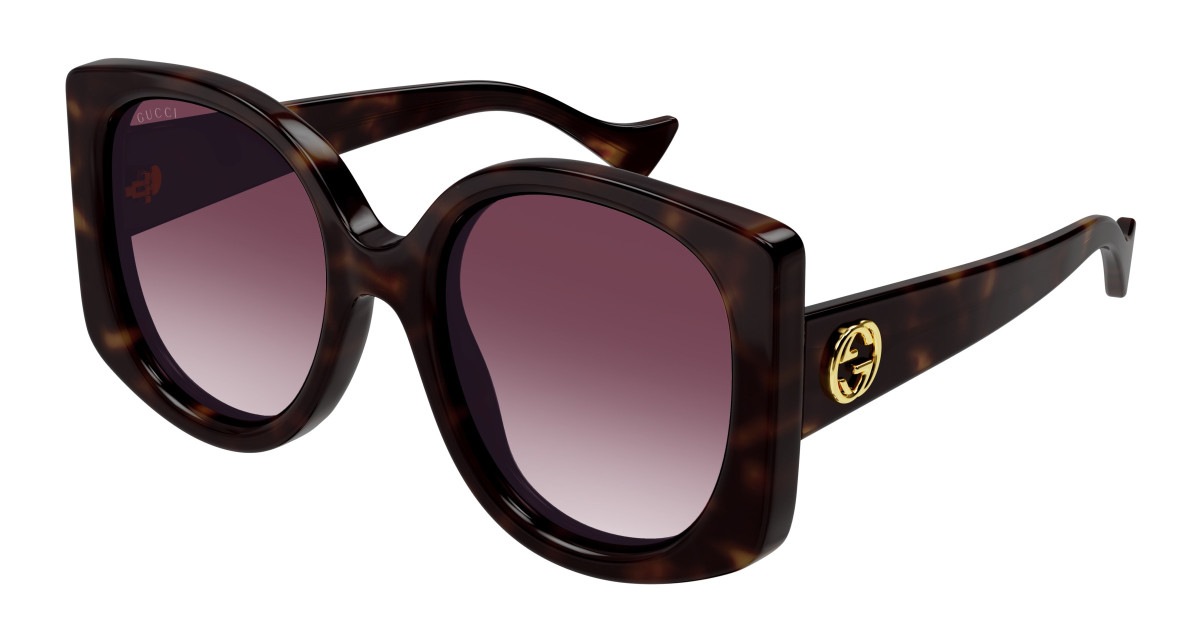 Lunettes de Soleil Gucci GG1257SA 003 Havane