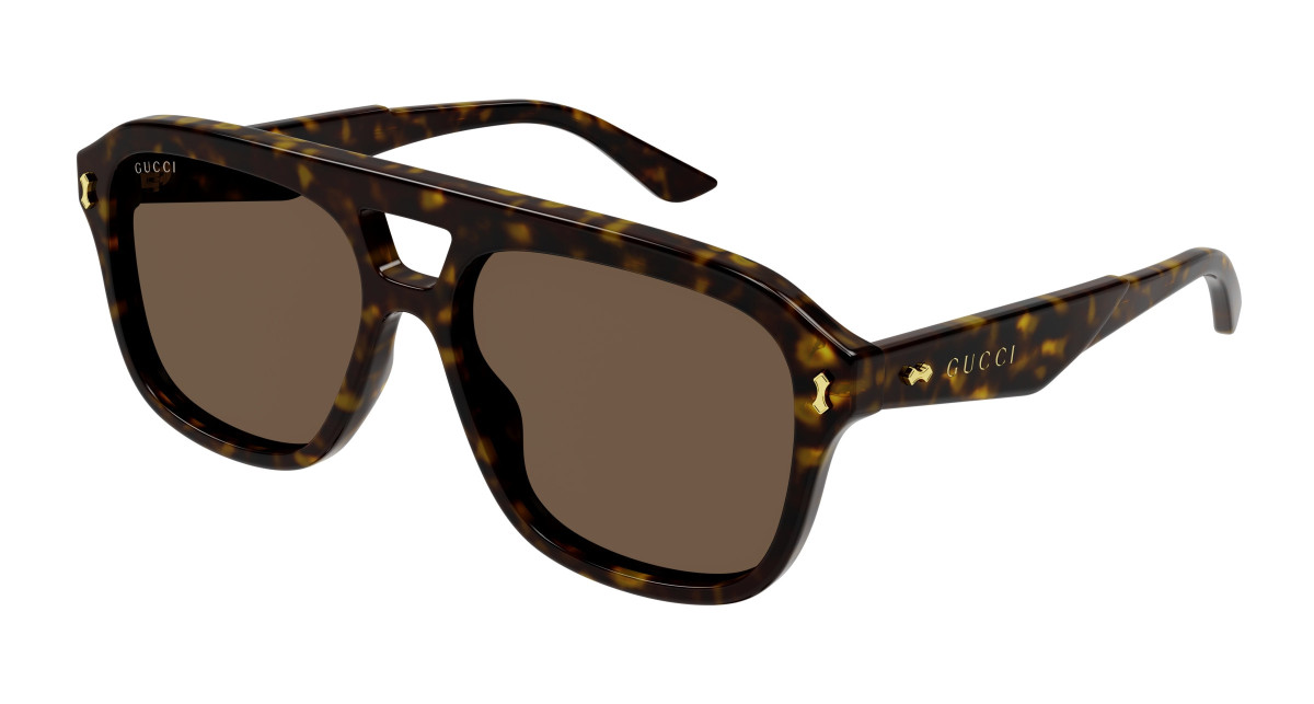 Lunettes de Soleil Gucci GG1263S 006 Havane