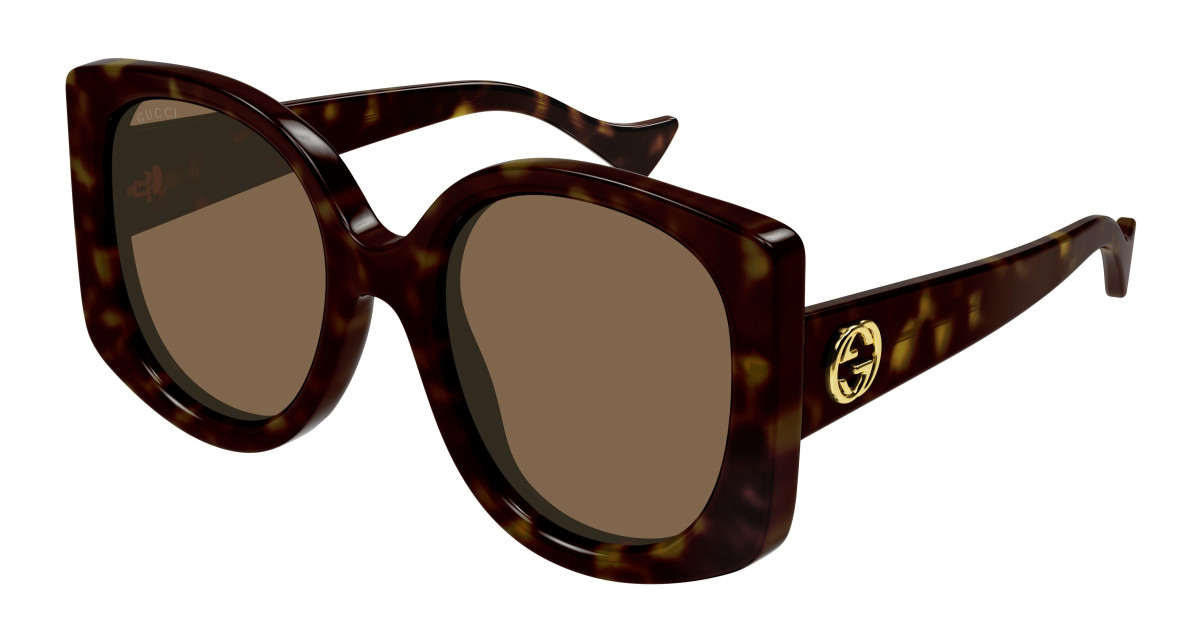 Lunettes de Soleil Gucci GG1257S 002 Havane