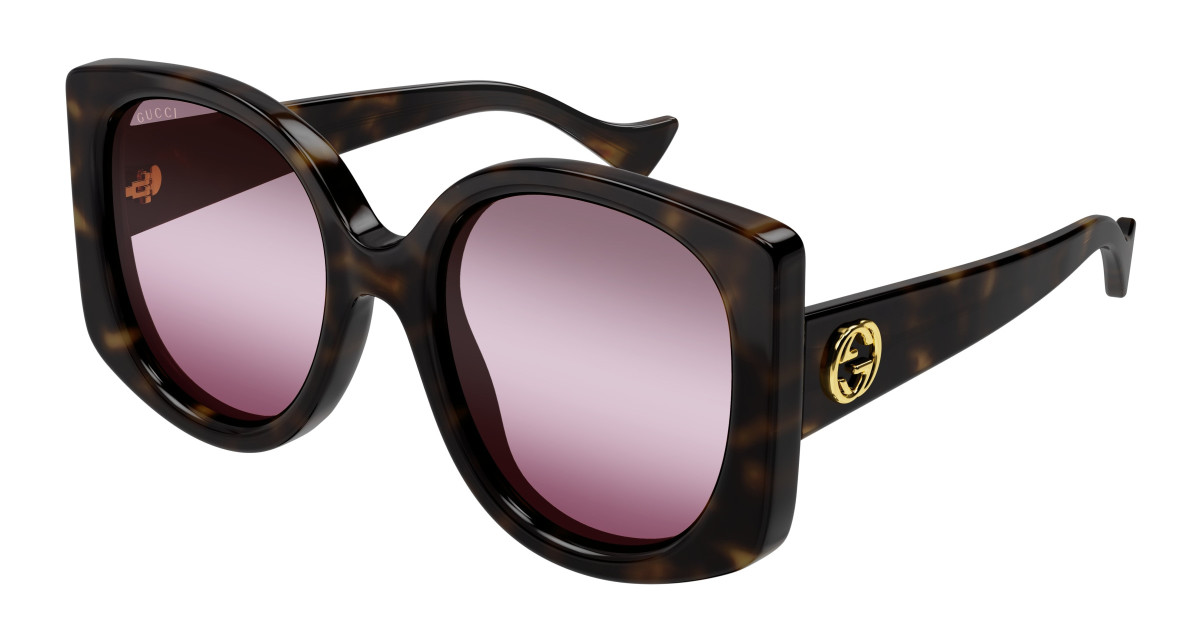 Lunettes de Soleil Gucci GG1257S 003 Havane