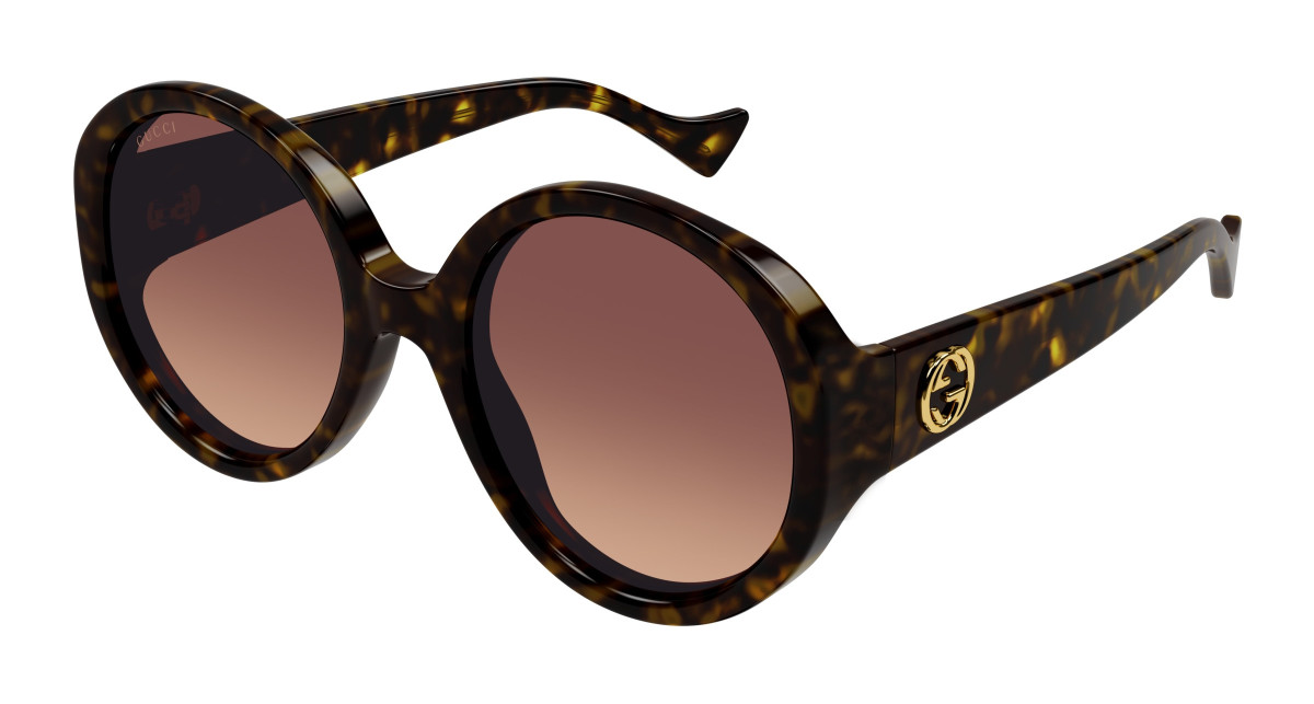 Lunettes de Soleil Gucci GG1256S 002 Havane