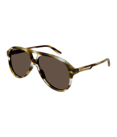 Lunettes de Soleil Gucci GG1286S 003 Havane